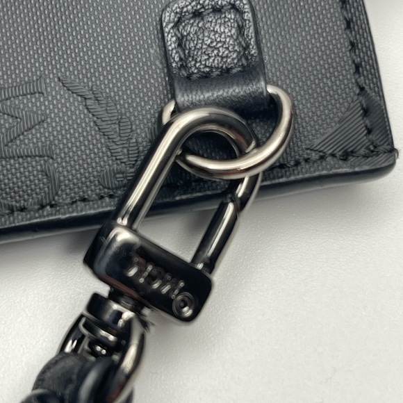 MCM Studded Leather Phone/Card Pouch - Black - Preowned - Picture 5 of 7